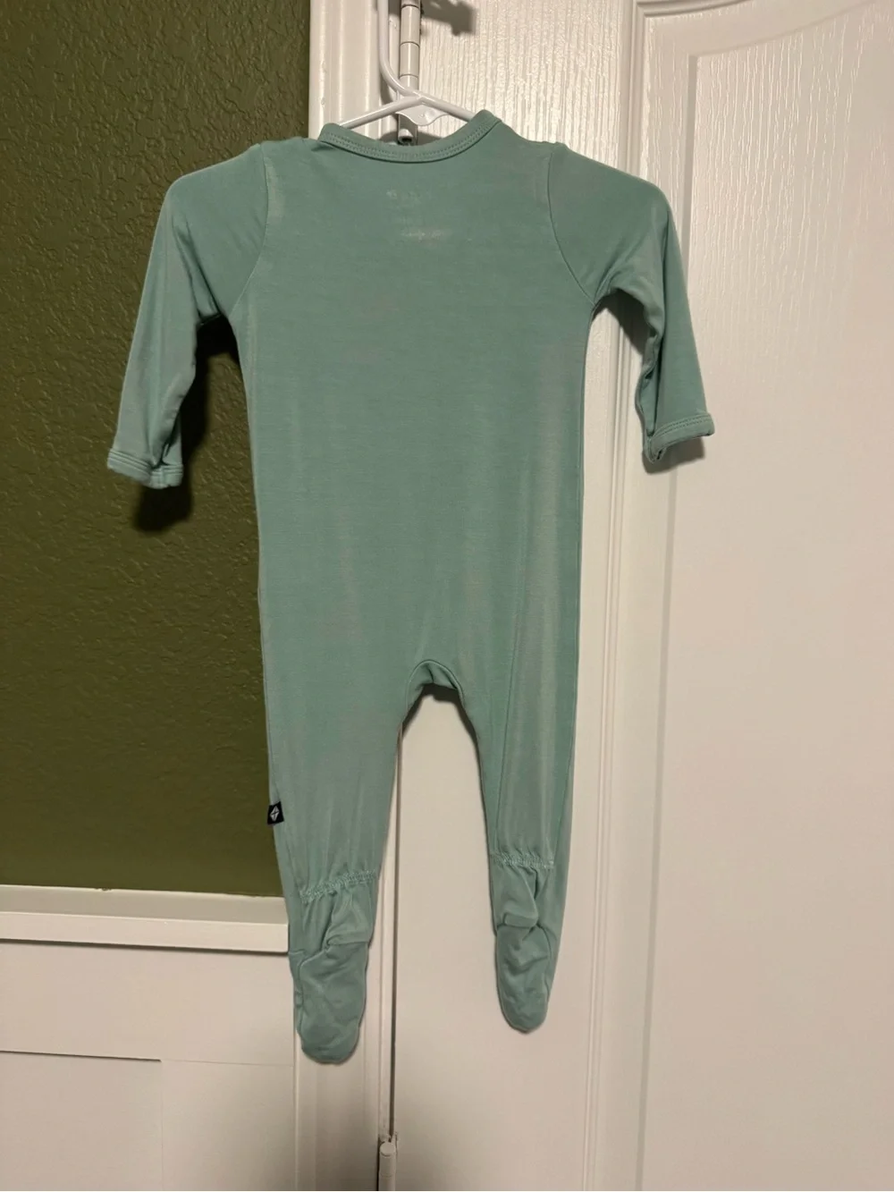 Kyte BABY Sage Green Footed One-Piece Pajama